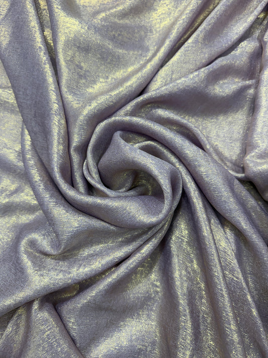 Metallic Slinky stretch fabric