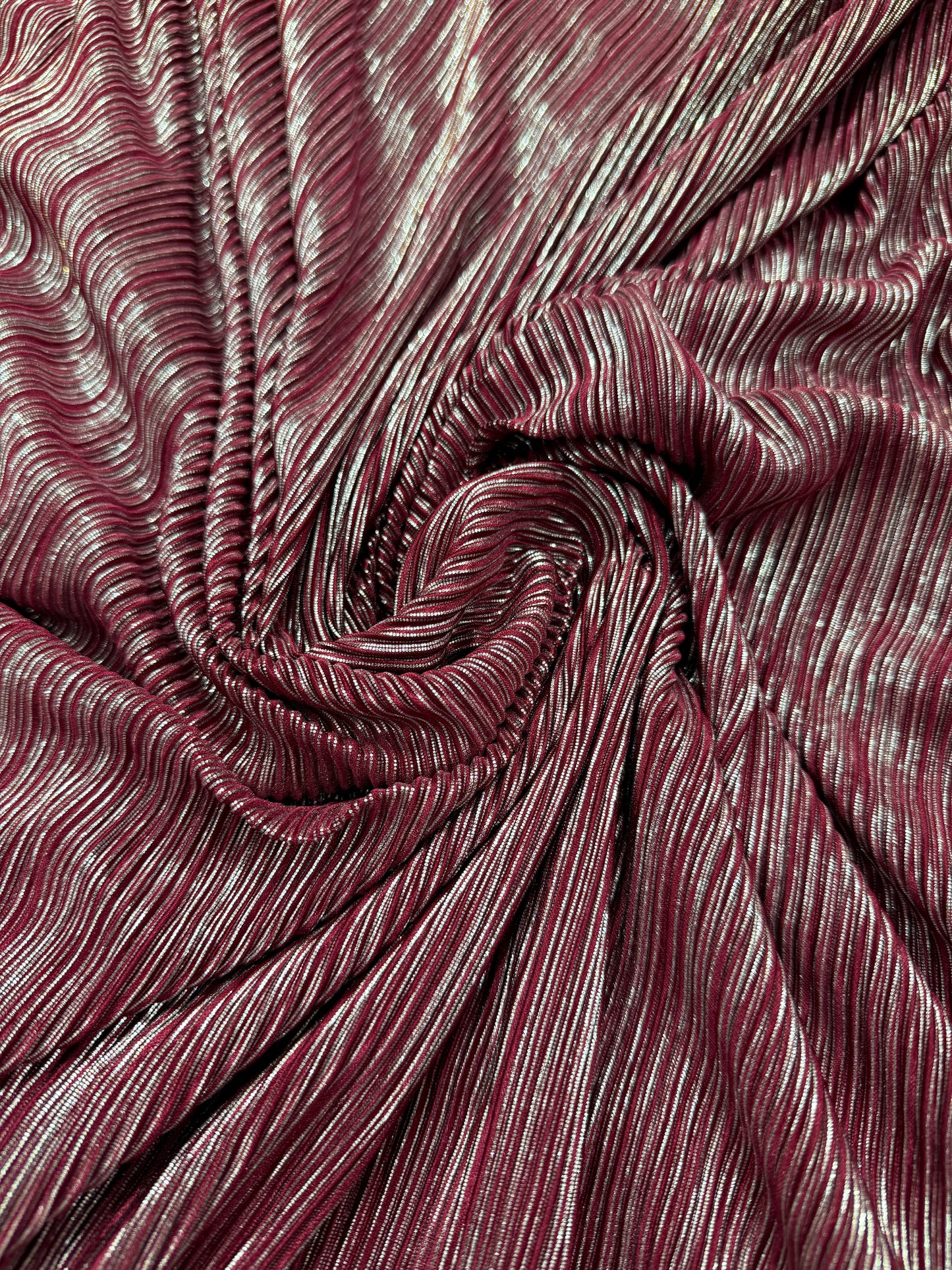 Metallic Accordion Fabric