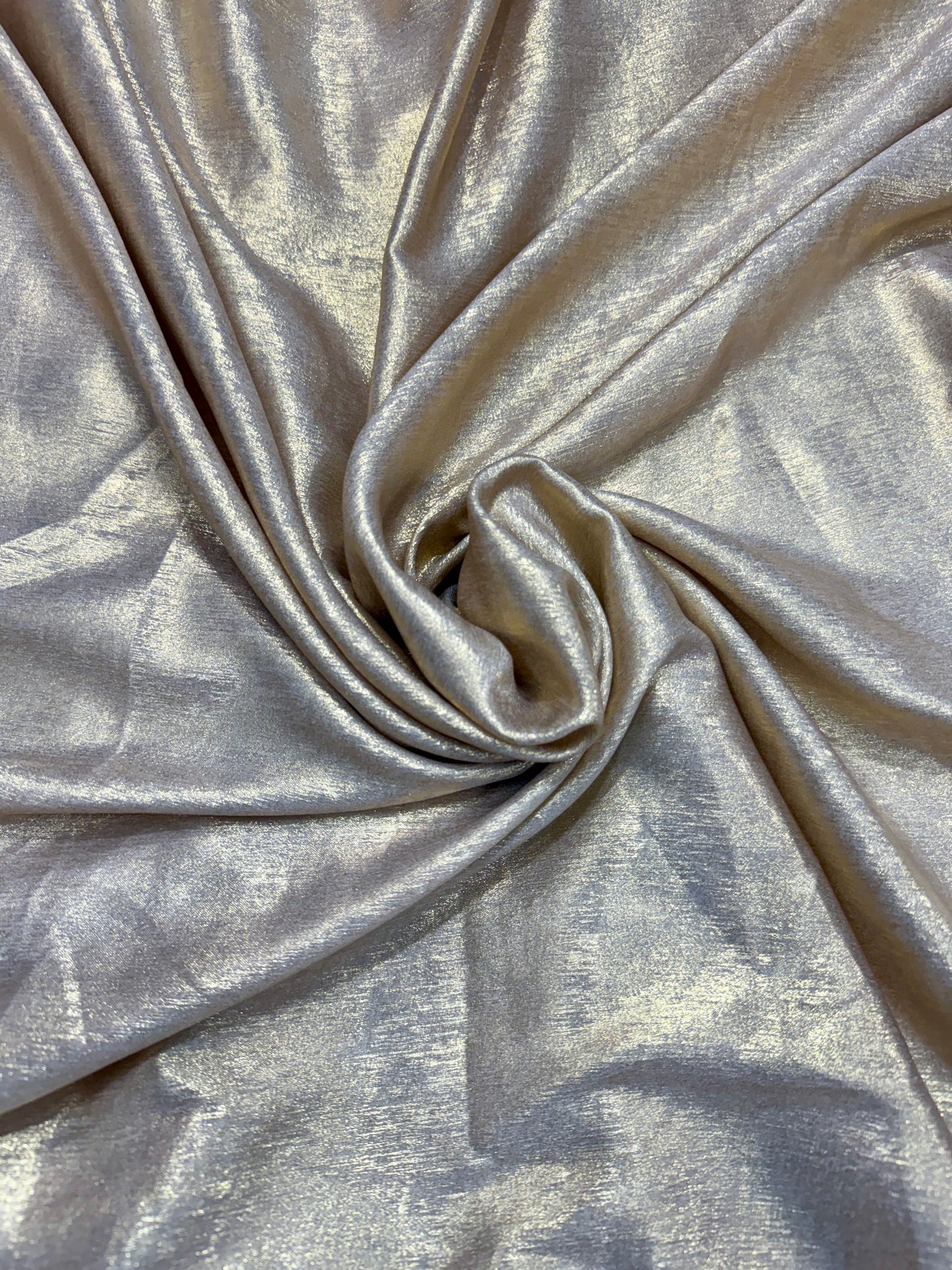Metallic Slinky stretch fabric
