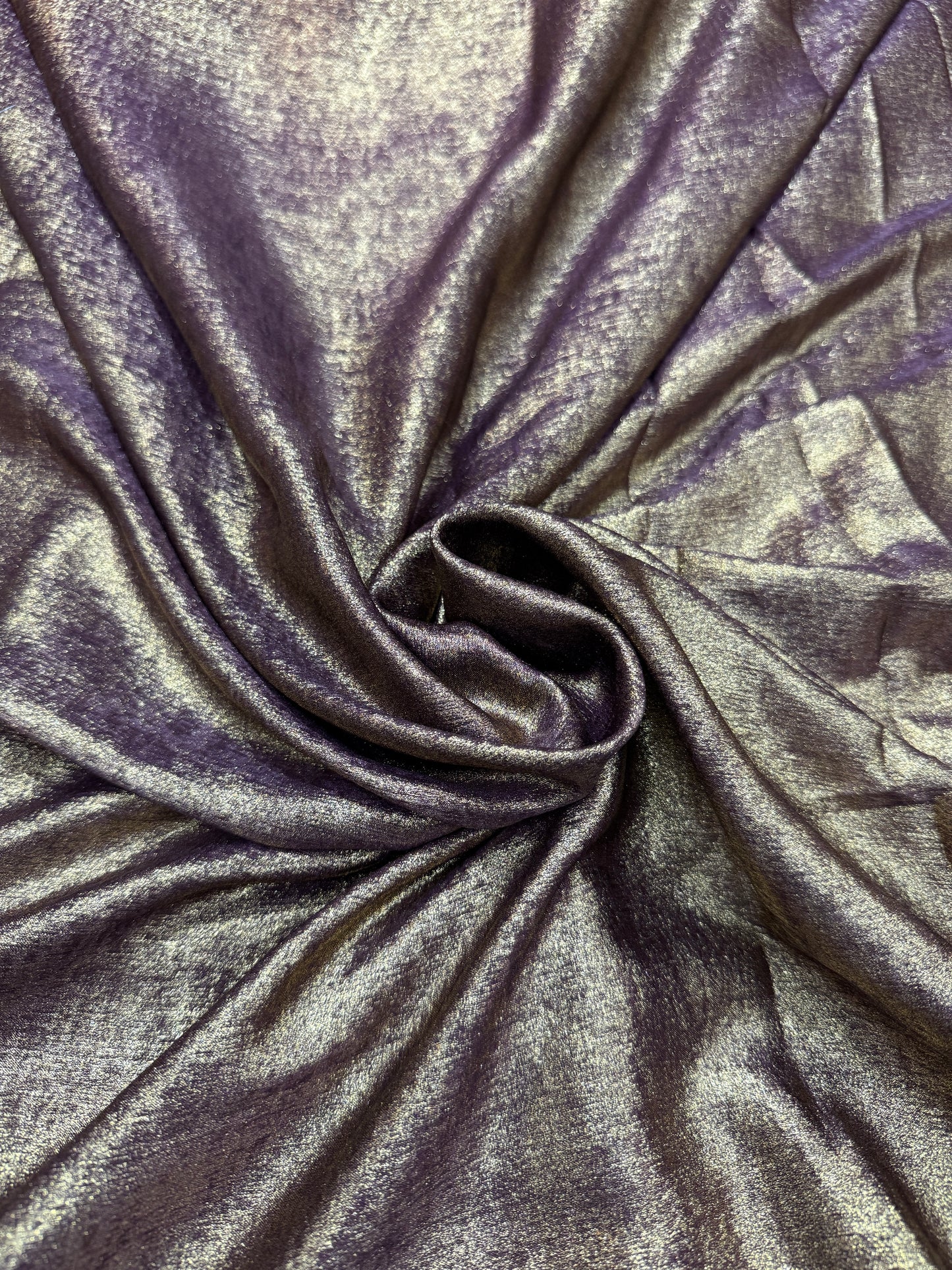 Metallic Slinky stretch fabric