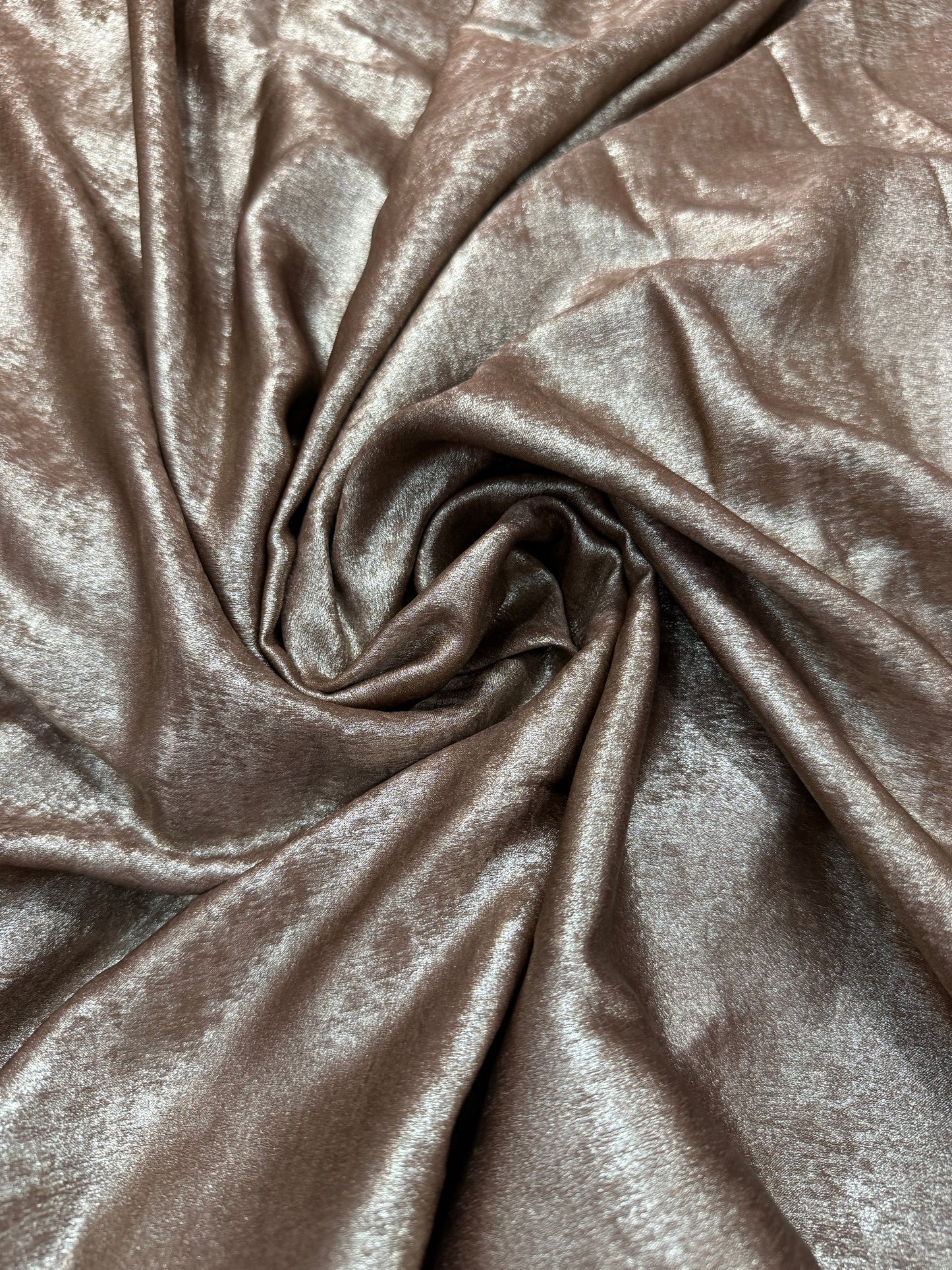 Metallic Slinky stretch fabric