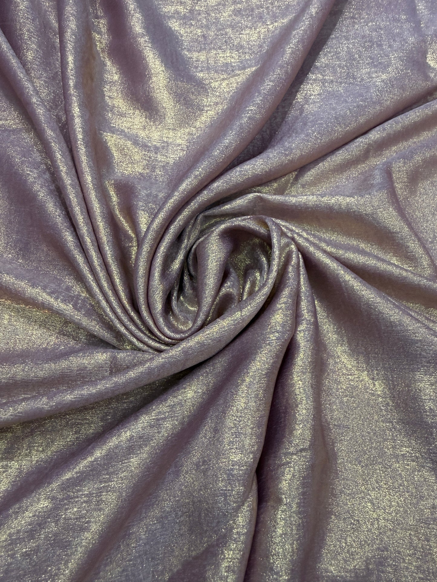 Metallic Slinky stretch fabric