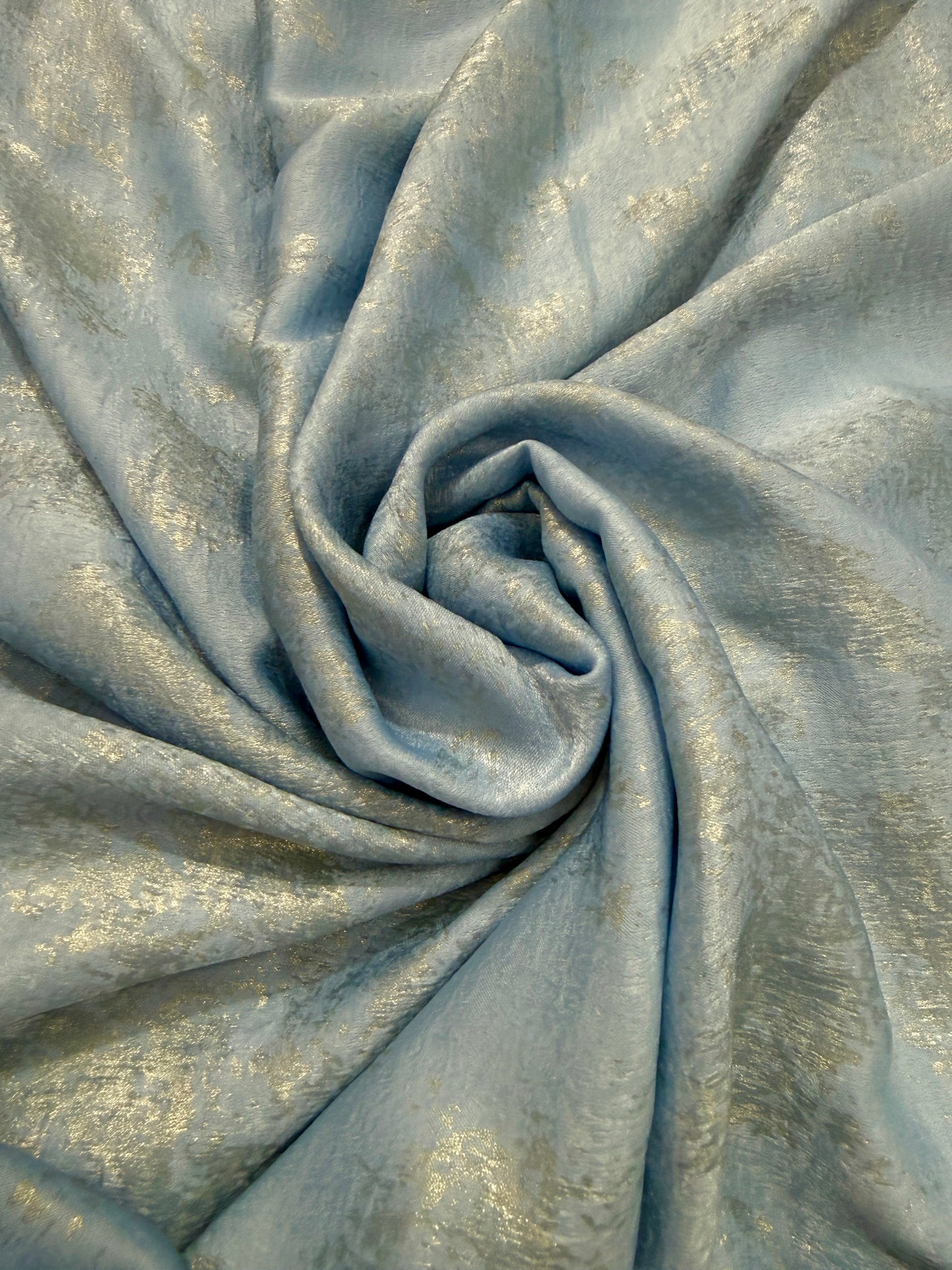 Metallic Slinky stretch fabric