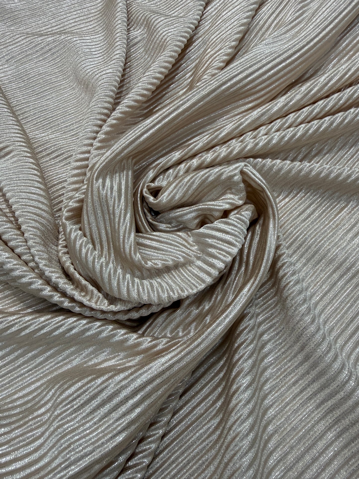 Metallic Accordion Fabric
