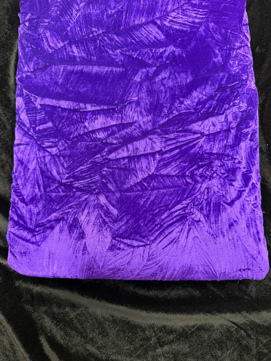 Crushed velvet (Textured finish)