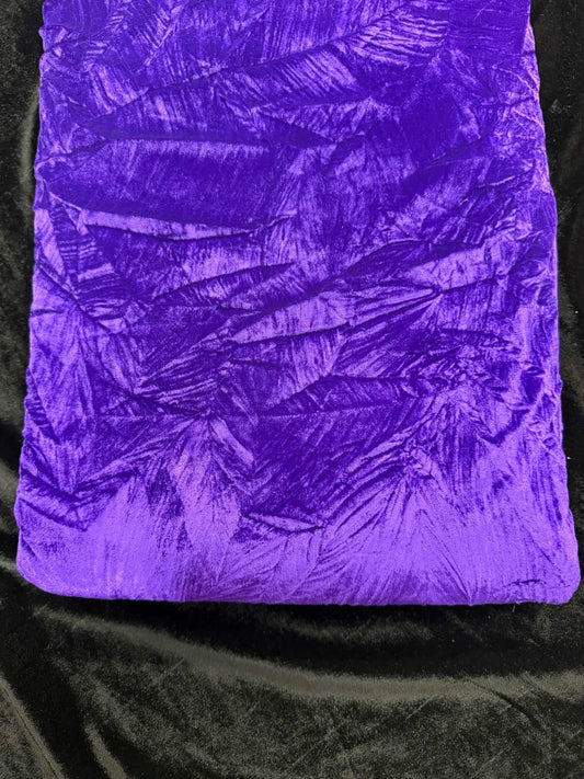 Crushed velvet (Textured finish)