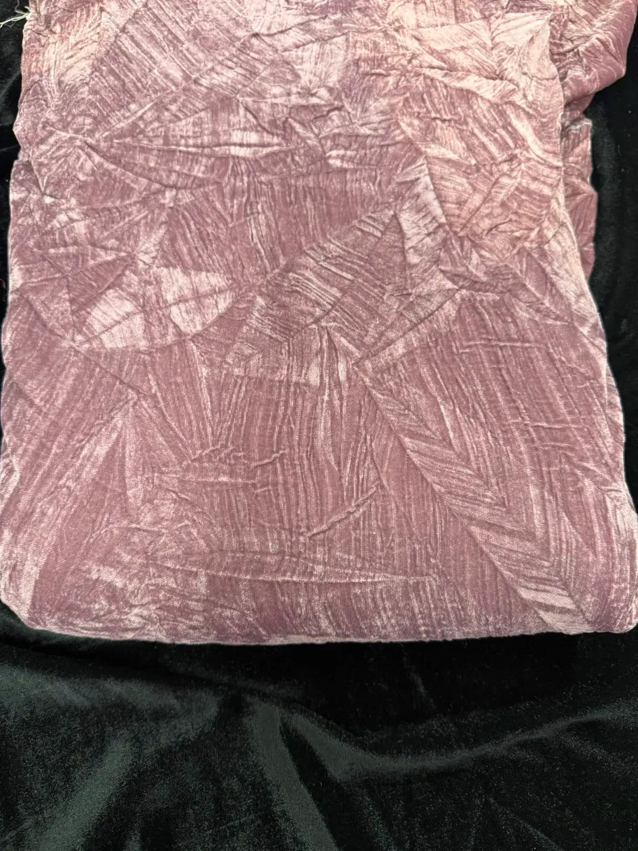 Crushed velvet (Textured finish)