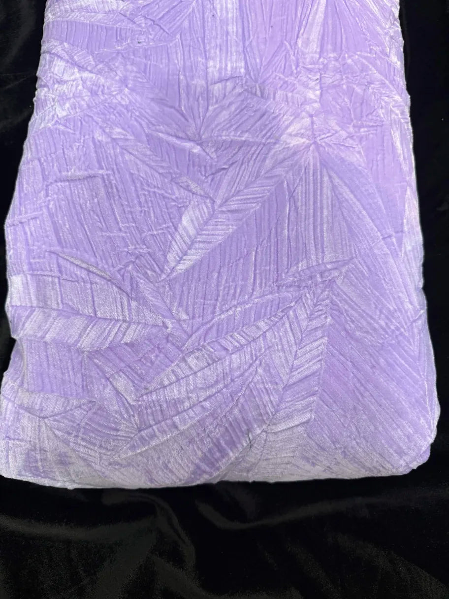 Crushed velvet (Textured finish)