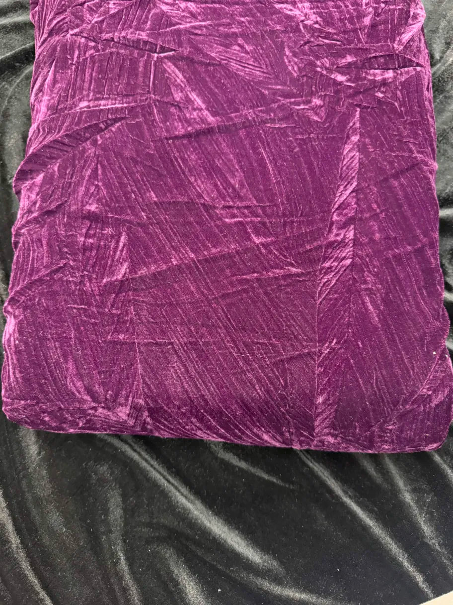 Crushed velvet (Textured finish)