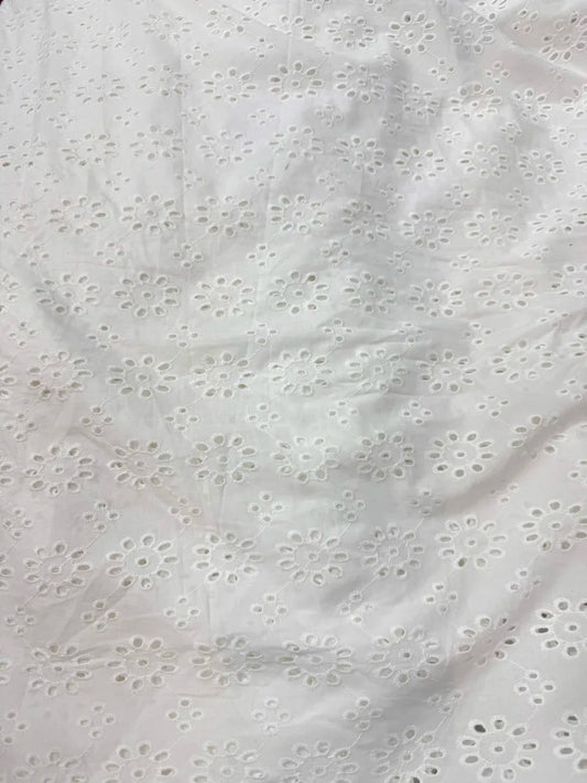 Dyeable chikankari