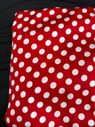 Polka Dot Satin