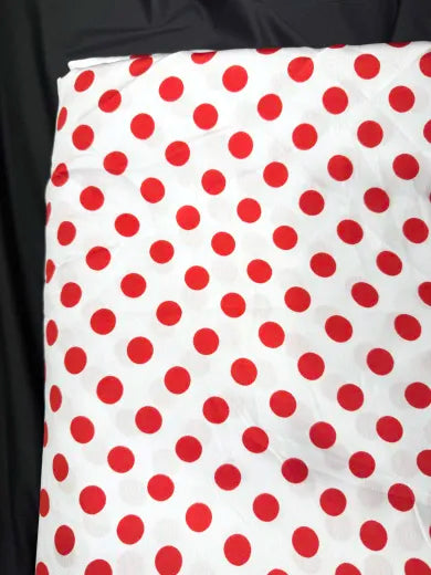Polka Dot Satin